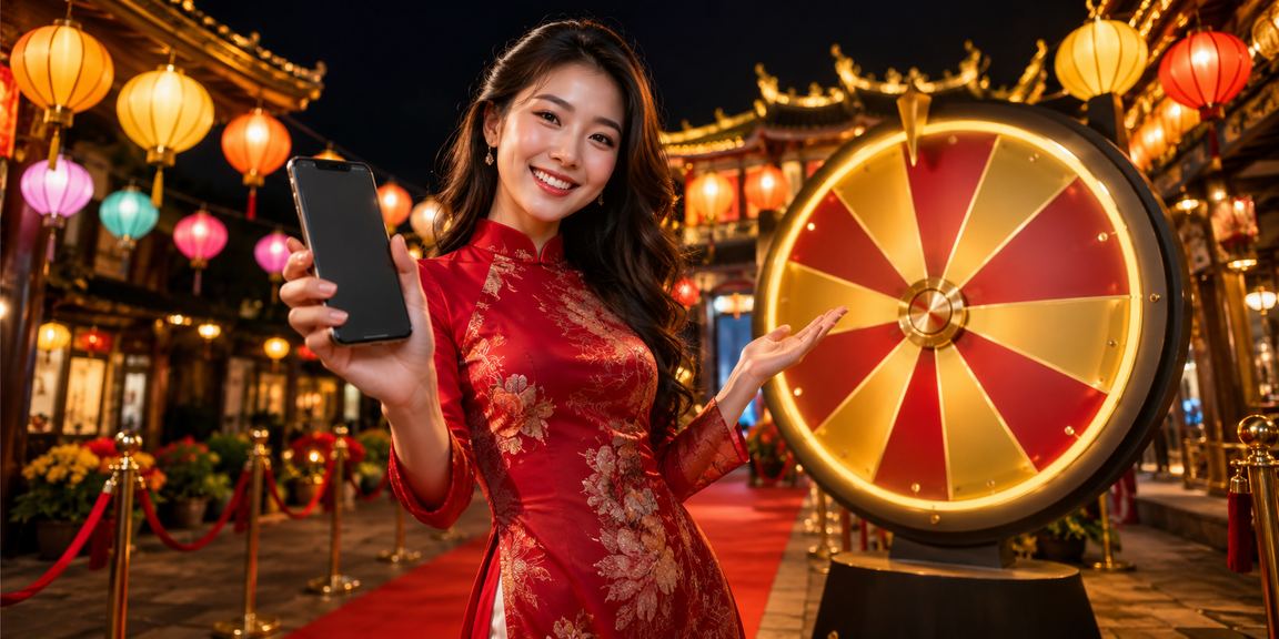 Cảnh lễ hội đèn lồng rực rỡ tại Hội An, gợi nhắc mùa ưu đãi tải ứng dụng